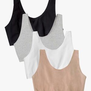 Fruit of the Loom Women's Tops - Black, Gray, White, Tan